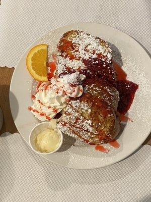 Raspberry Cheesecake French Toast