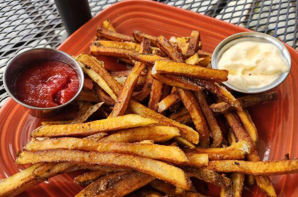 Fresh cut fries.