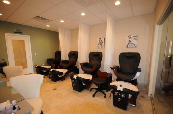 Be treated as a King or Queen in our Italian Pedicure Chairs