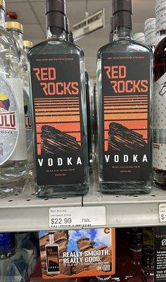 They have the new Red Rocks Vodka! It really smooth and really good! Yes!