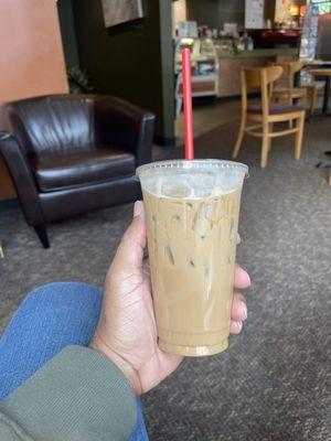 Iced caramel macchiato. One of the best that I've had in a while.