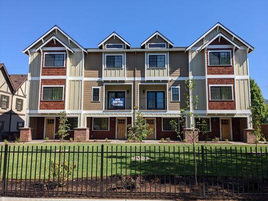 Recently completed multi-plex building in Oregon.