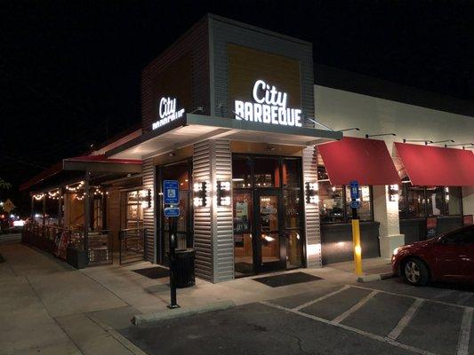 City Barbeque entrance.