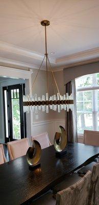 very elegant chandelier