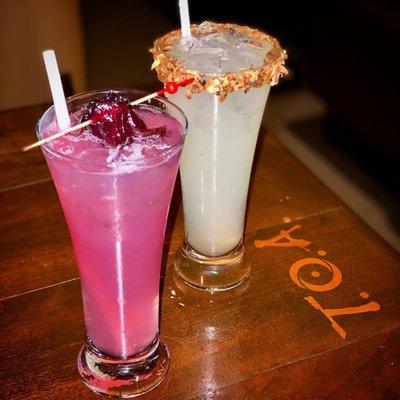 Hibiscus Lemonade & Coconut Margarita