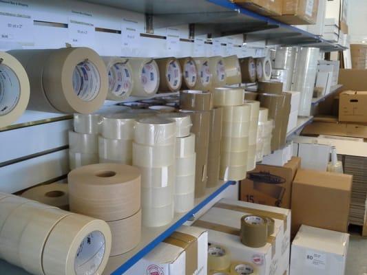 Our tape is of the highest quality and excellent adhesive. Don't trust your goods to anything less.