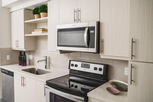 Energy Star stainless steel appliances