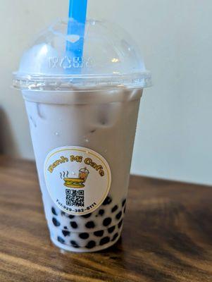 September 15, 2024; Taro Milk Tea with Tapioca.