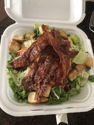 Caesar Salad with Bacon