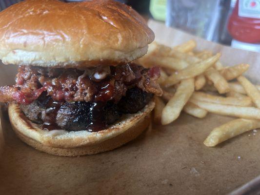 Hickory Brisket And Bacon Burger*