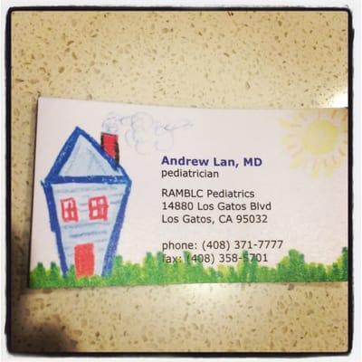 Dr Lan's business card