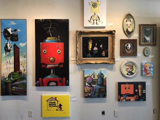 Geoffrey Gersten's artwork on display at Gersten Fine Art.