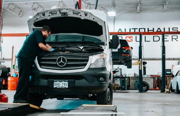 NOW offering SPRINTER VAN maintenance, service, and repairs! AutoHaus Boulder Sprinter.