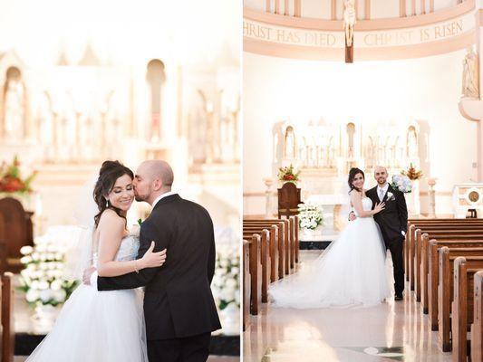 The couple inside - © Carol Solorzano - Wedding Photographer - www.dcorzo.com