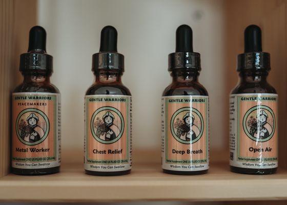 Just a few of our favorite herbal medicine tinctures just for kids!