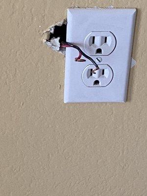 Do you like the hole and wires sticking out? Just frustrating.