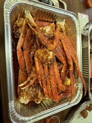 Crab legs wonderful sauce hands down better than the other peeps lol