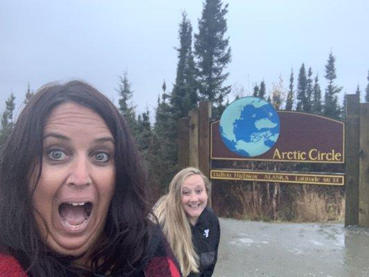 Arctic circle selfie- worth it