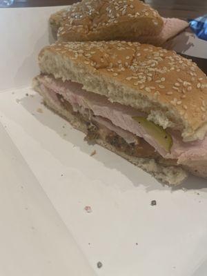 Turkey sandwich.