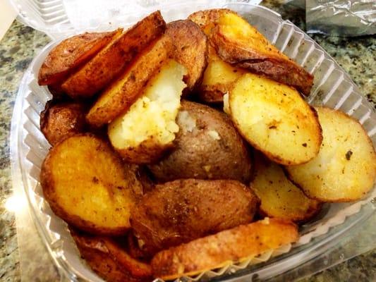 The potatoes are fantastic, skip the fries and go with this, you can share them.