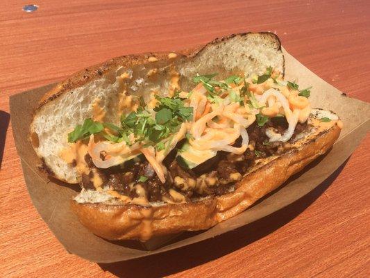 Steak banh Mi at the WeChef food truck!