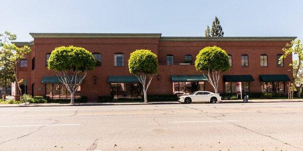 Front view of our office building