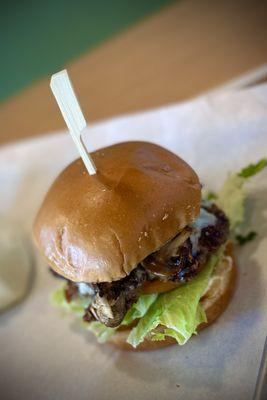 Shroom Burger. Delicious!