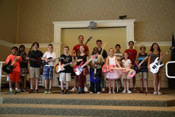 Spring 2015 Guitar Concert Group Photo