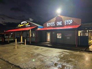 Boyd's Ones Stop Bait Shop, and Boyd's Cajun Grill Express.