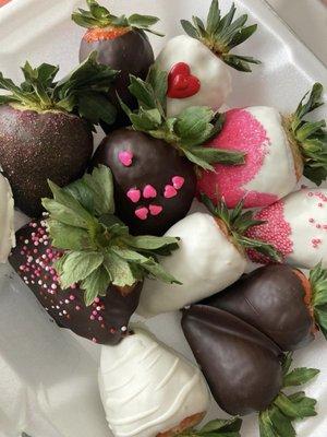 Just a picture of our Strawberries we offer for Valentine's Day and the Strawberry Festival