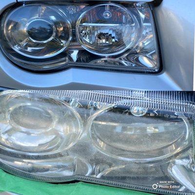 Headlights restored