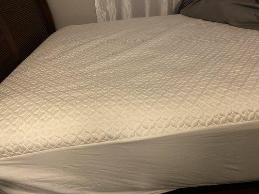 Uneven lumpy mattress