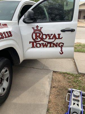 Thank you Royal Towing.