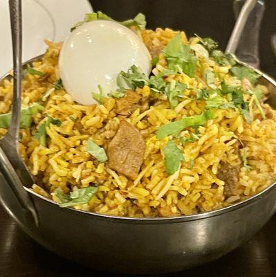 Chicken Biryani (Boneless) - Chicken cooked in basmati rice with special herbs & spices