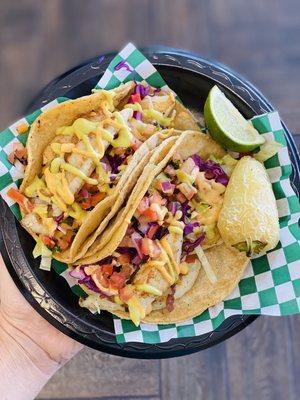 Baja Grilled Fish Tacos