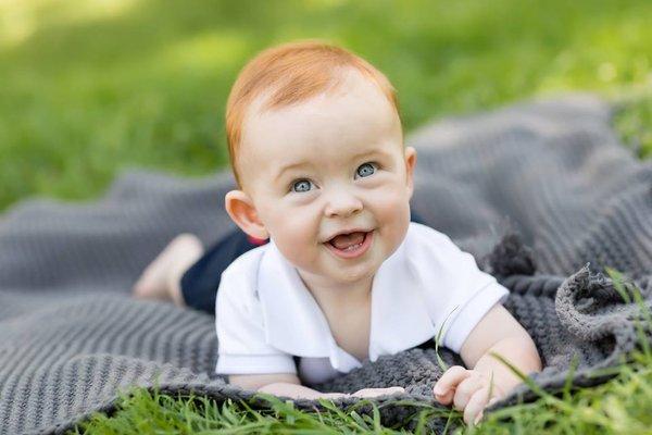 A Happy well adjusted baby Jax at 8 months!