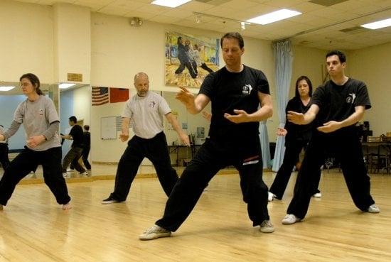 Tai Chi class at YMAA Boston