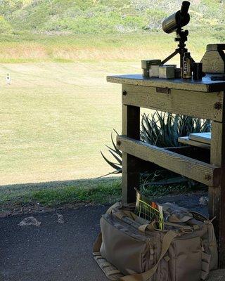 Shooting through old bullet holes is my new favorite hobby. Perfect weather for that!