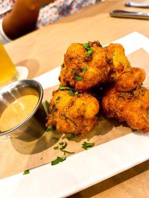 Crawfish beignets