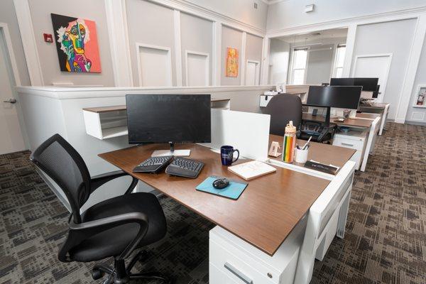 Main Floor Desks