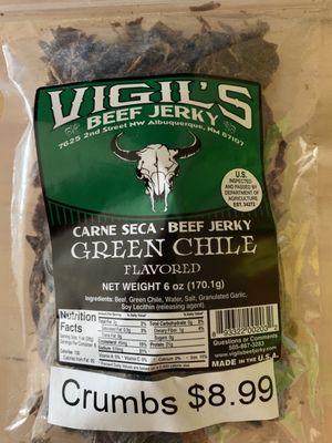 Virgil's Green Chile crumbs.