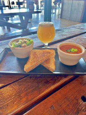 Hausmade Tomato Soup, Grilled Cheese, Caesar Salad Special!