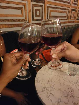 Cheers to you having a great time at The Franklin... Did I mention that it's black owned?