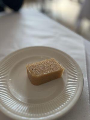 Greek Halva (complimentary dessert)