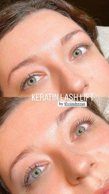 KERATIN LASH LIFT BY CINDY