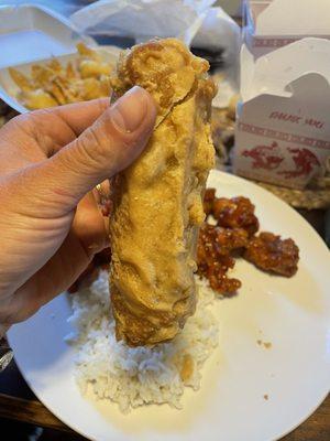 Huge egg roll