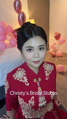 Bridal makeup and hairstyle 
One stop wedding service