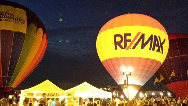 Proud to be a Broker Associate under the RE/MAX brand.  This was the local Balloon Glow event a couple years ago.