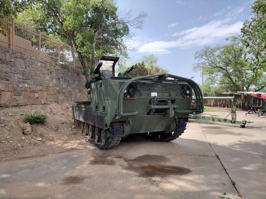 Chaparrel surface to air missile battery