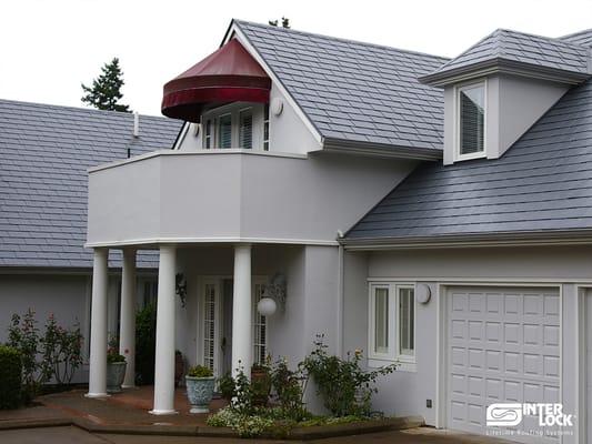 Interlock Slate Roof (Charcoal Grey)